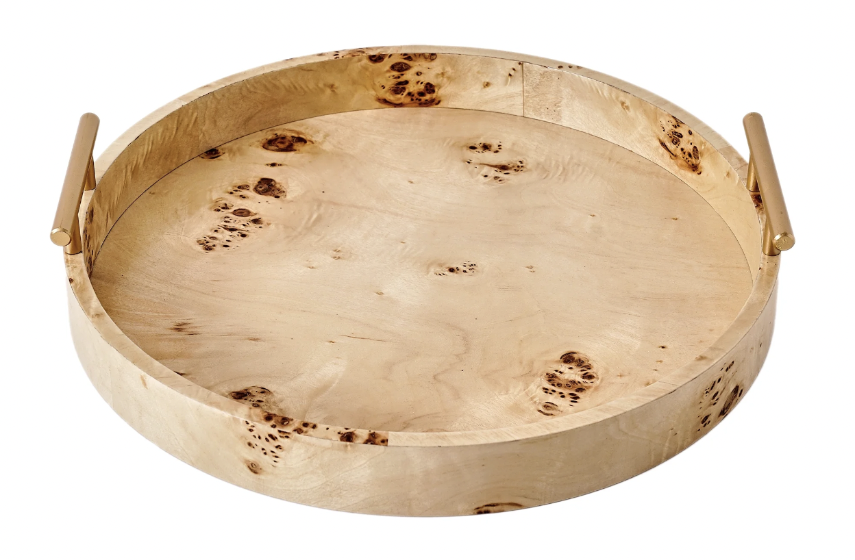 Burl Wood Tray